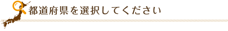 都道府県を選択してください